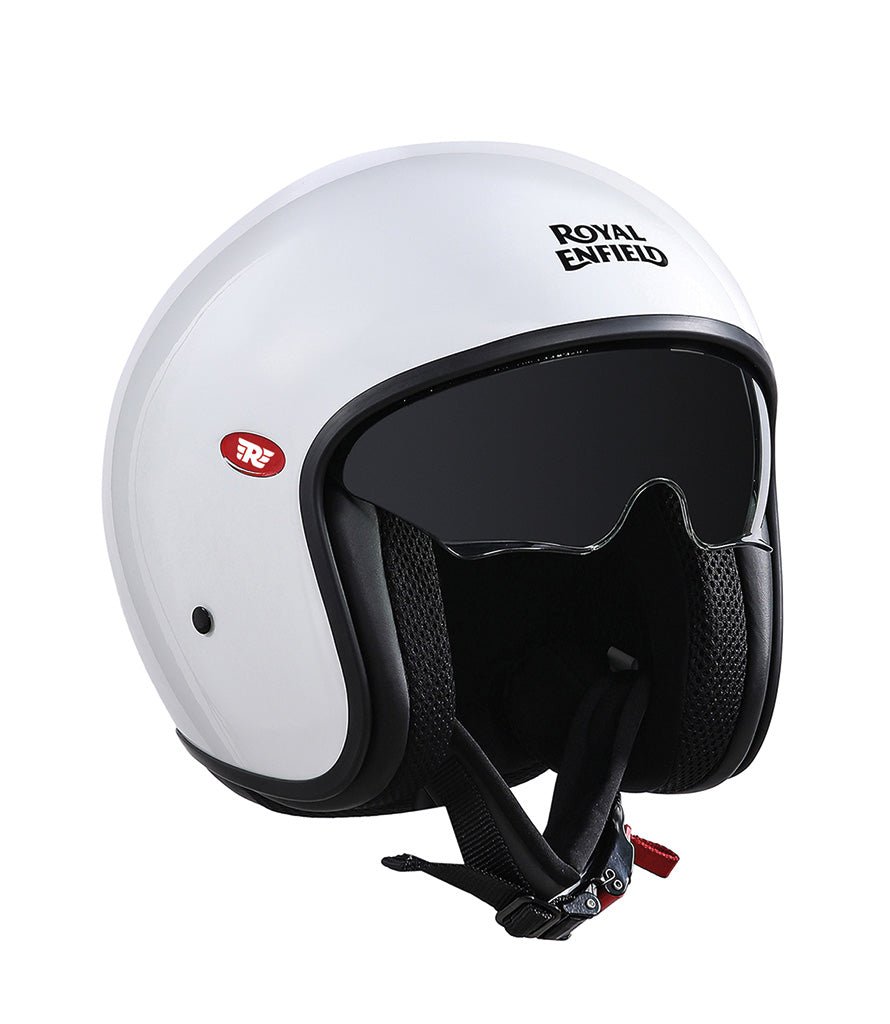 bike helmet for royal enfield Royal Enfield Aviator White Helmet