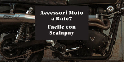 Accessoires de moto en versements? Facile avec Scalapay