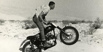 triumph, Steve McQueen and the desert: when the British motorcycles were queens of the offroad
