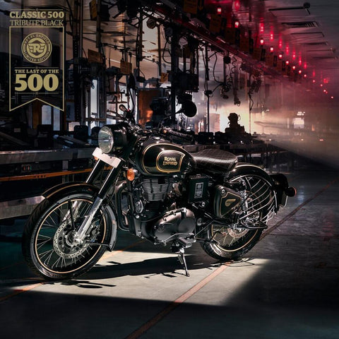 ROYAL ENFIELD CLASSIC 500 TRIBUTE BLACK