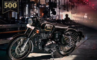 ROYAL ENFIELD CLASSIC 500 TRIBUTE BLACK - cafetwin