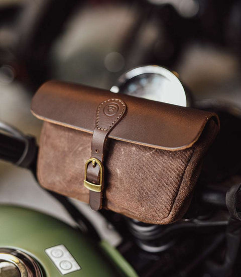 Borsa Manubrio Moto Cafe Twin x Trip Machine Caffeine