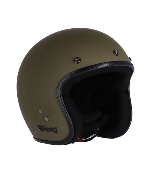 Casco Jet Vintage Army Roeg