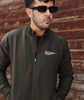 Giacca Royal Enfield Full Zip Stealth Jkt Verde - cafetwin