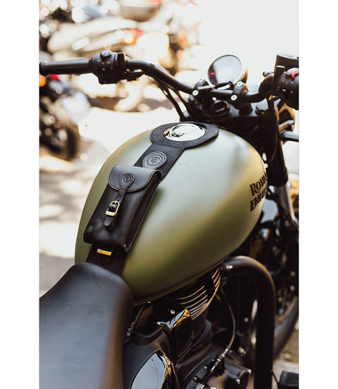 Tank guard with bag Meteor 350 Cafe Twin x Trip Machine Black