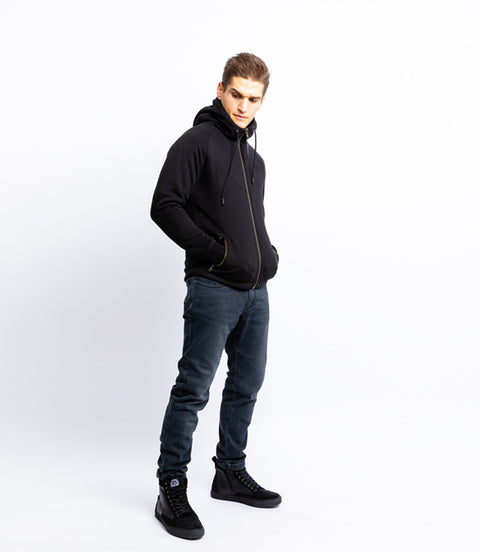 Sweatshirt Moto avec protections John Doe XTM Hoodie V2