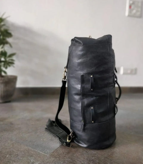 Borsa Moto Military Duffle Bag Trip Machine Nera - cafetwin