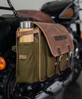 Borsa Laterale Super Meteor 650 - Expedition Verde con Staffe - cafetwin