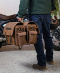 Borsa Laterale Super Meteor 650 - Expedition Marrone con Staffe - cafetwin