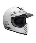 Casco Bell Moto-3 2024 Steve McQueen Any Given Sunday Bianco/Nero ECE 06 - cafetwin