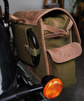 Borsa Laterale Super Meteor 650 - Expedition Verde con Staffe - cafetwin