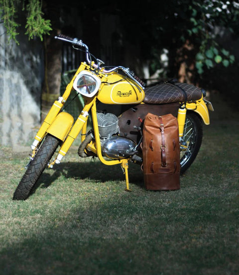 Bolsa Moto Bolsa militar Trip Machine Vintage Tan