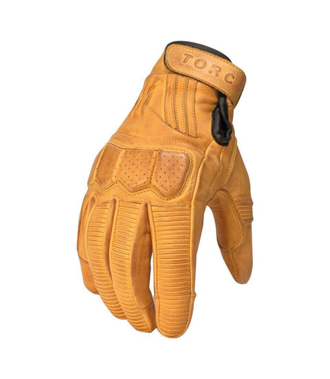 Guantes Moto Vintage Torc Hawthorne Oro