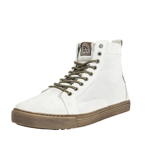 Zapatos Moto Neo Blanco Marrón John Doe