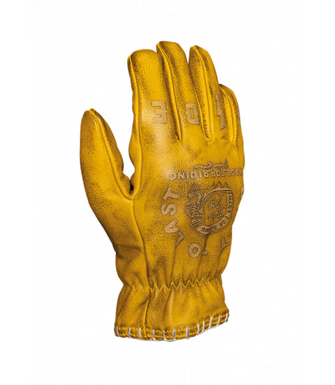 Guantes Moto John Doe Coyote Amarillo Gris