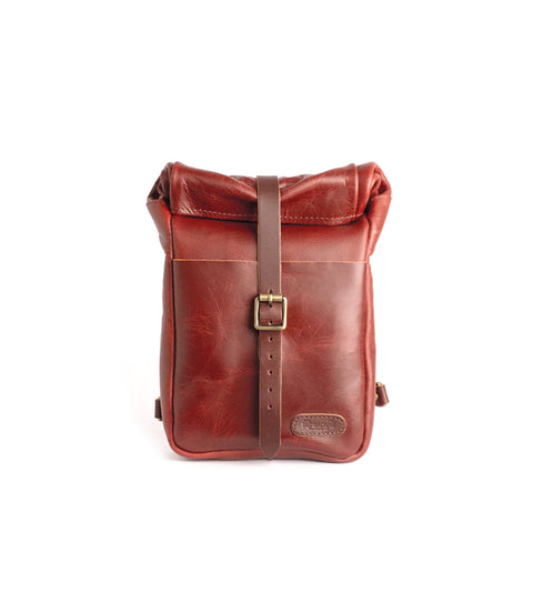 Borsa Moto Laterale Vintage Rossa Trip Machine - cafetwin