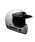 Casco Bell Moto-3 Classic Bianco - cafetwin