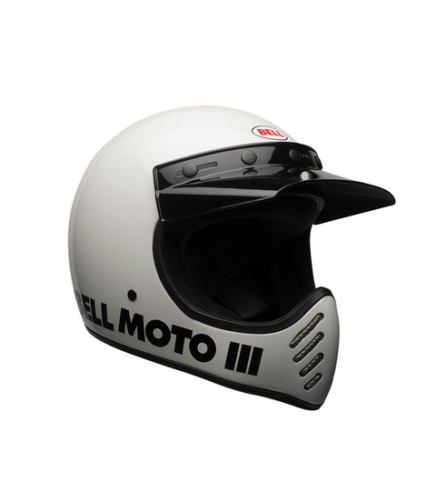 Casque Bell Moto-3 Classic Blanc