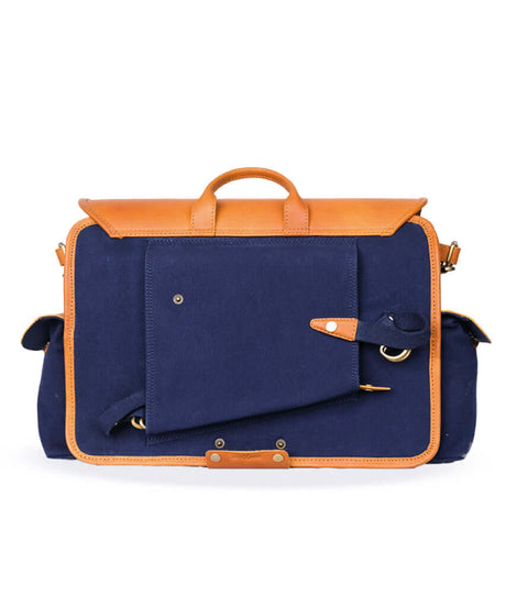 Borsa Laterale Super Meteor 650 - Expedition Blue con Staffe