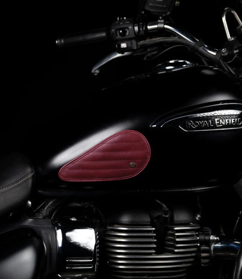 Red Tear Drop Stripes Tank Side Guards