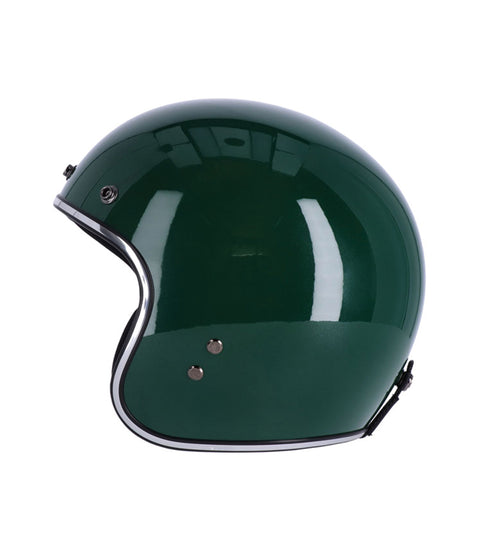 Casco Jet Vintage Racing Green Roeg