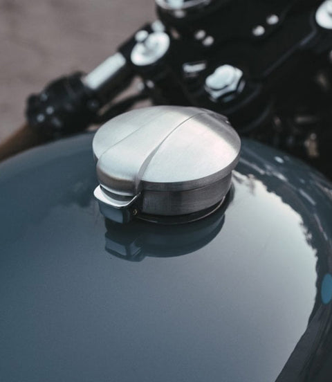 Monza Cap for Triumph with Brushed Finish 