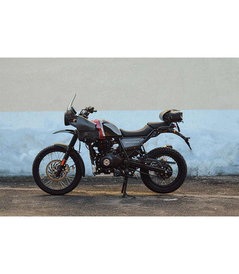 Bauletto Himalayan in Pelle Cafe Twin x Trip Machine Nero