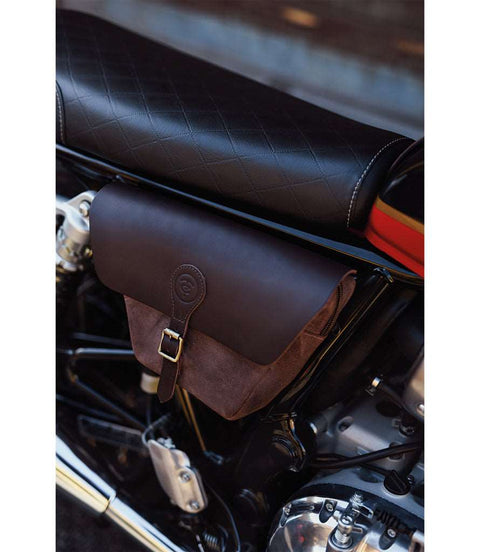 Borsa Laterale Interceptor / Continental GT 650 Cafe Twin x Trip Machine Marrone