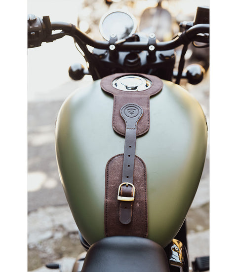 Tank guard Meteor 350 Cafe Twin x Trip Machine Brown