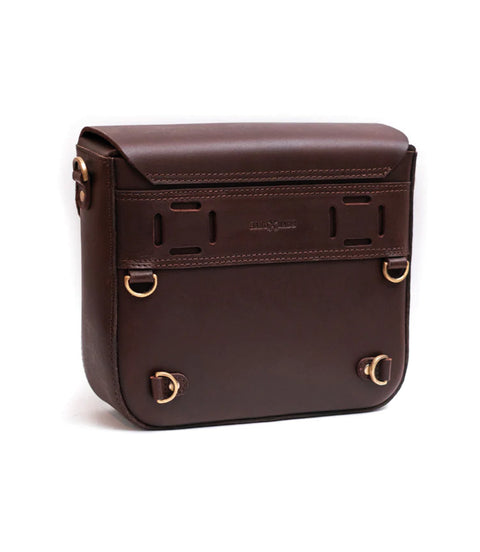 Sac latéral "Classic" Trip Machine Marron