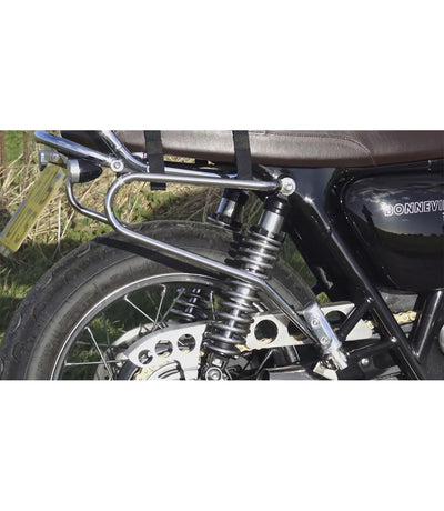 Supports Saddlebags Moto Chrome plated Triumph up to 2015