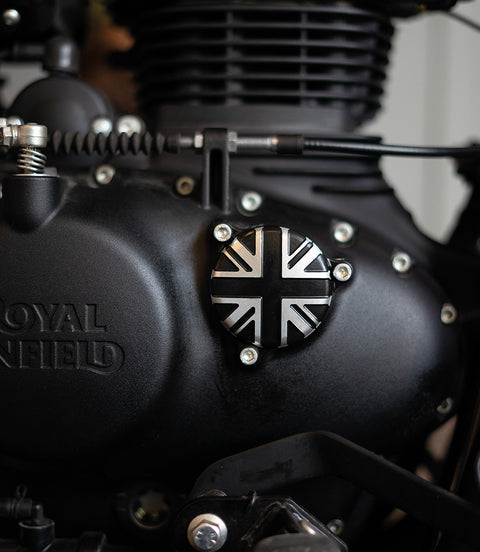 Bouchon Carter Filtre à Huile Union Jack pour Royal Enfield 350cc 