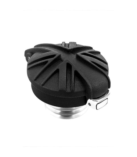 Monza Union Jack cap kit for Triumph and HD - BLACK