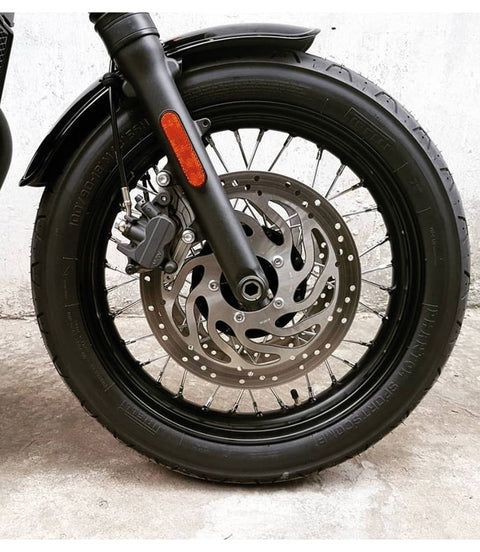 Front Mudguard Triumph from 2016 Duckbill - Glossy Black 