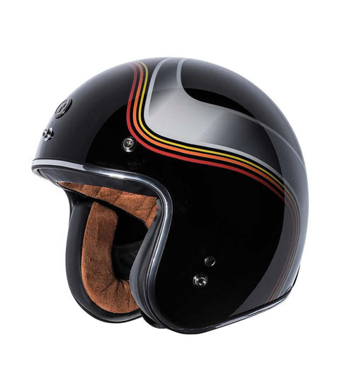 Helmet Jet T-50 Torc Black Luminous