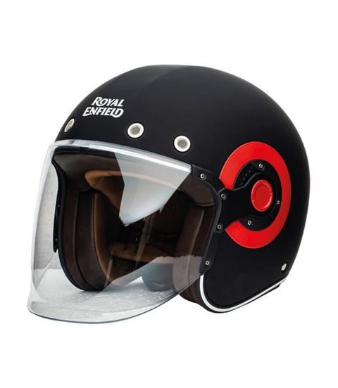 Casco Jet Royal Enfield Spirit Matte Black / RedCasco Jet Royal Enfield Spirit Matte Black / Red