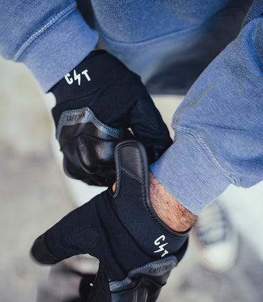 Guanti Estivi Moto ACE Neri Cafe Twin
