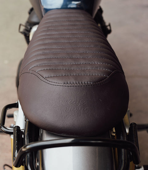 Slim saddle Interceptor 650 / Continental GT Brown - Cafe Twin