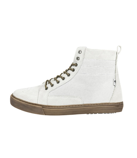 Chaussures Moto Neo White Brown John Doe