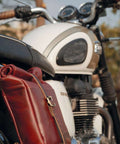 Borsa Moto Laterale Vintage Rossa Trip Machine