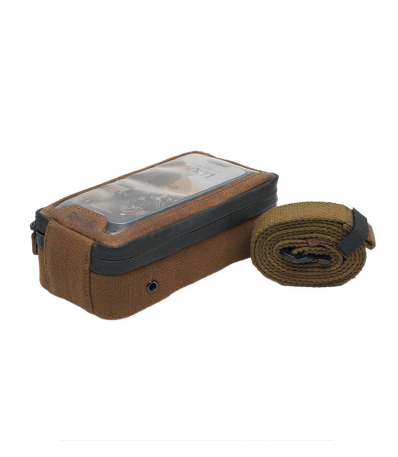 Magnetic Tank Bag Trip Machine Navigator Brown Tobacco