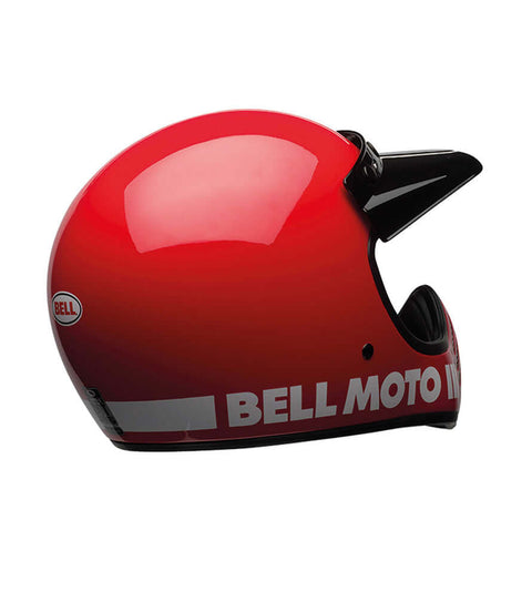 Casco Bell Moto-3 Classic Rosso - cafetwin