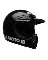 Bell Helm Moto-3 Classic Schwarz - cafetwin