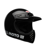 Bell Helm Moto-3 Classic Schwarz - cafetwin