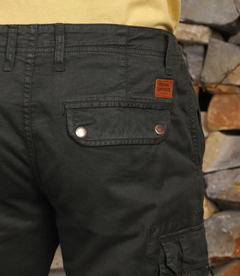 Pantalones Royal Enfield Cargo Ride Max TRO V2 Oliva 