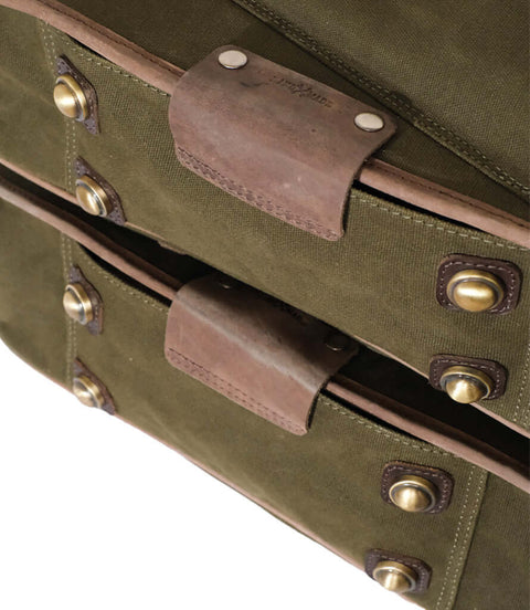 Borsa Laterale Super Meteor 650 - Expedition Verde con Staffe - cafetwin