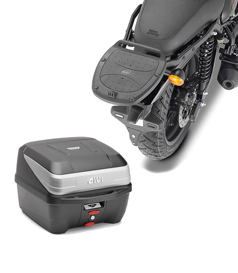 Kit de rack de teto e top box GIVI para HNTR 350