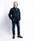 Jeans Moto John Doe Ironhead Used Dark Blue - cafetwin