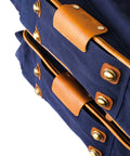 Borsa Laterale Super Meteor 650 - Expedition Blue con Staffe - cafetwin