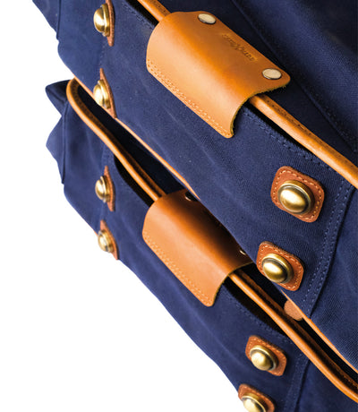 Sac latéral Super Meteor 650 - Expedition Blue avec supports
